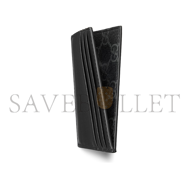 GUCCI GG EMBLEM EMBOSSED CARD CASE ‎818952 (10*8cm)